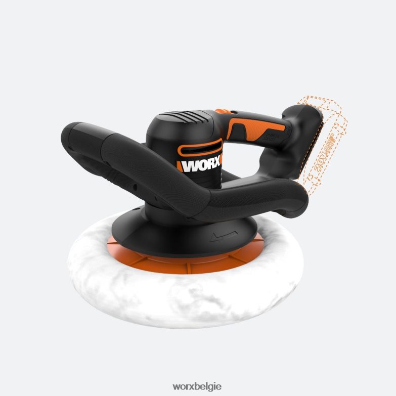 WORX elektrisch gereedschap 20v powershare draadloze 10'' polijstmachine/buffer HT8D6N158