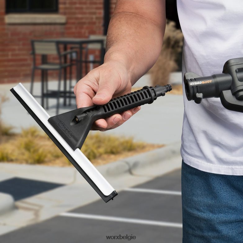 WORX elektrisch gereedschap hydroshot 12'' raamwisser met watersproeier HT8D6N163
