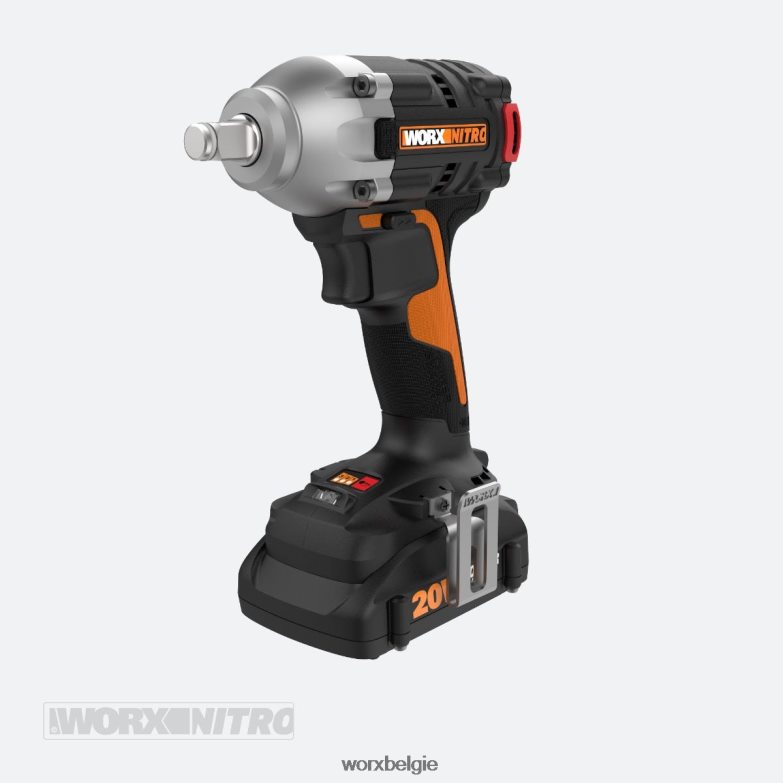 WORX elektrisch gereedschap nitro 20v powershare 1/2'' accuslagmoersleutel met borstelloze motor HT8D6N113