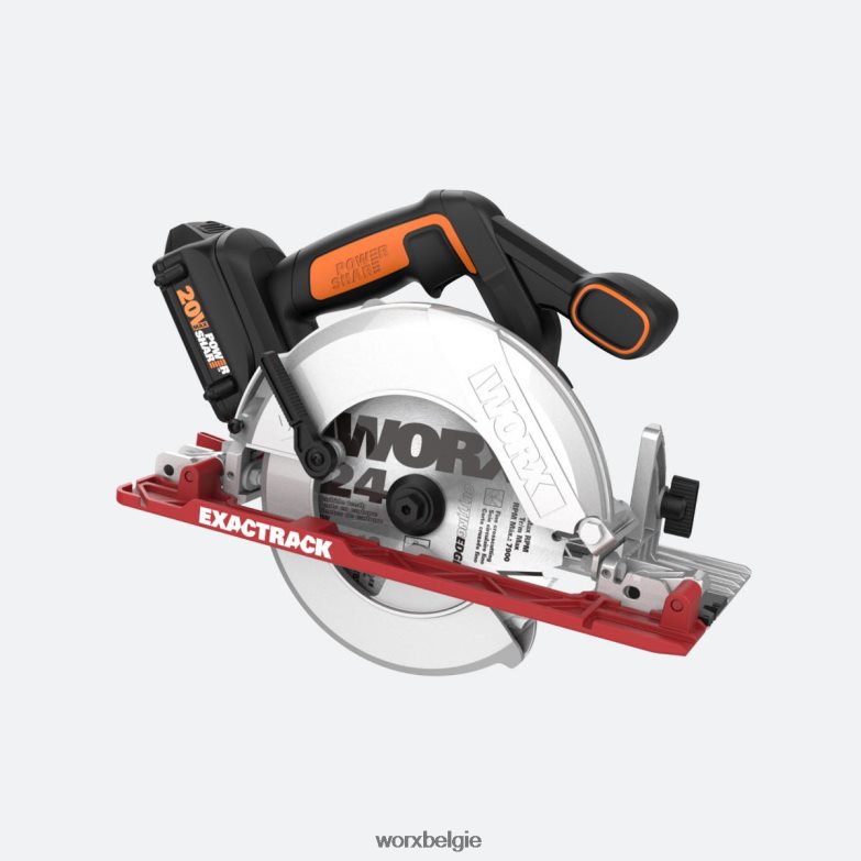 WORX elektrisch gereedschap 20v Power Share Exactrack 6-1/2'' cirkelzaag - alleen gereedschap HT8D6N139