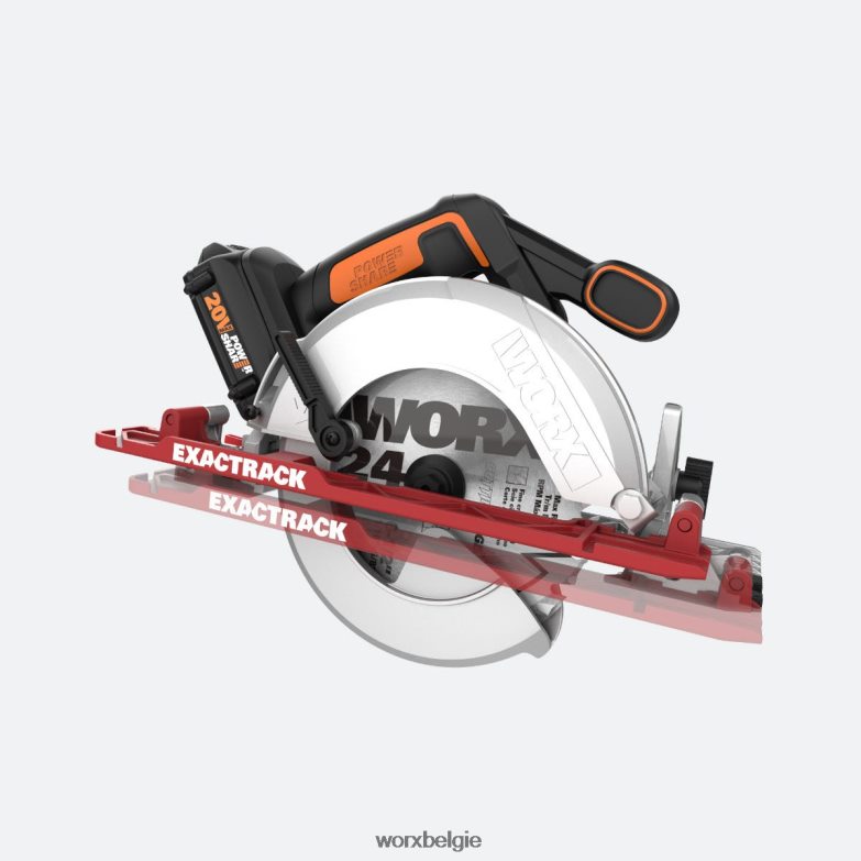 WORX elektrisch gereedschap 20v Power Share Exactrack 6-1/2'' cirkelzaag - alleen gereedschap HT8D6N139