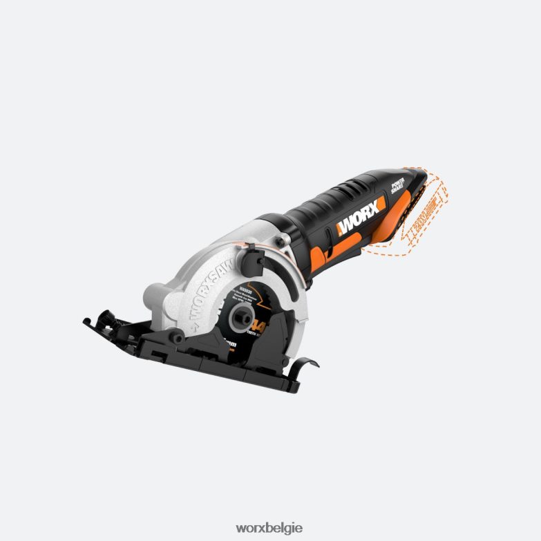 WORX elektrisch gereedschap 20v powershare 3-3/8'' zaag compacte cirkelzaag - alleen gereedschap HT8D6N140
