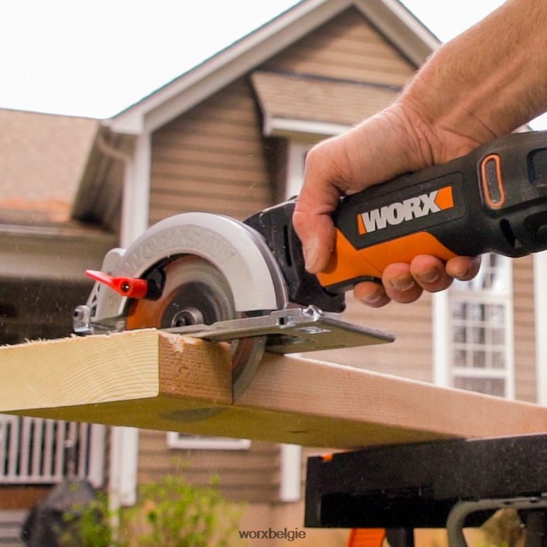 WORX elektrisch gereedschap 4-1/2'' zaag Compacte cirkelzaag van 4,5 ampère HT8D6N136