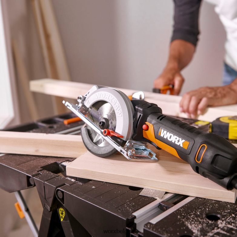 WORX elektrisch gereedschap 4-1/2'' zaag Compacte cirkelzaag van 4,5 ampère HT8D6N136