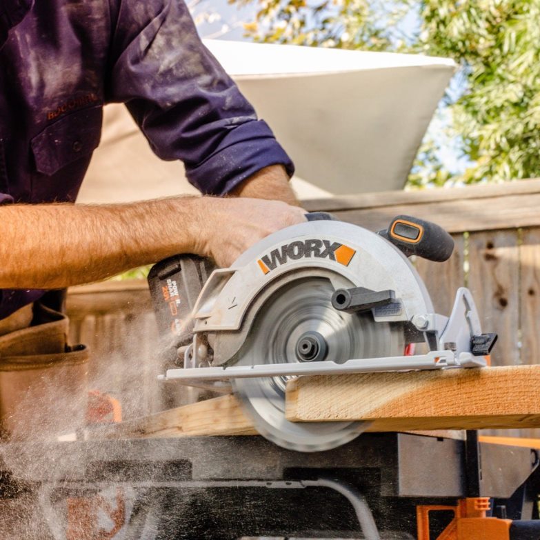 WORX elektrisch gereedschap nitro 20v powershare 7,25 '' draadloze cirkelzaag met borstelloze motor HT8D6N133