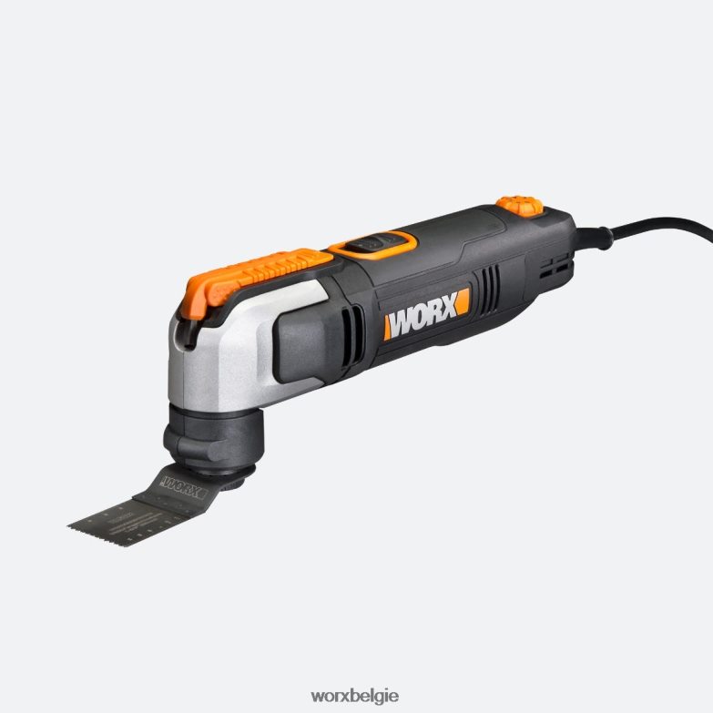 WORX elektrisch gereedschap Oscillerende multitool van 2,5 ampère met clip-in-sleutel HT8D6N153