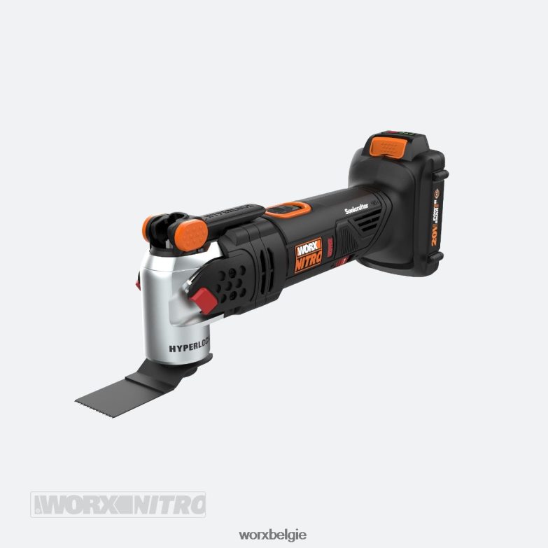 WORX elektrisch gereedschap nitro 20v powershare draadloze oscillerende multitool met borstelloze motor HT8D6N149