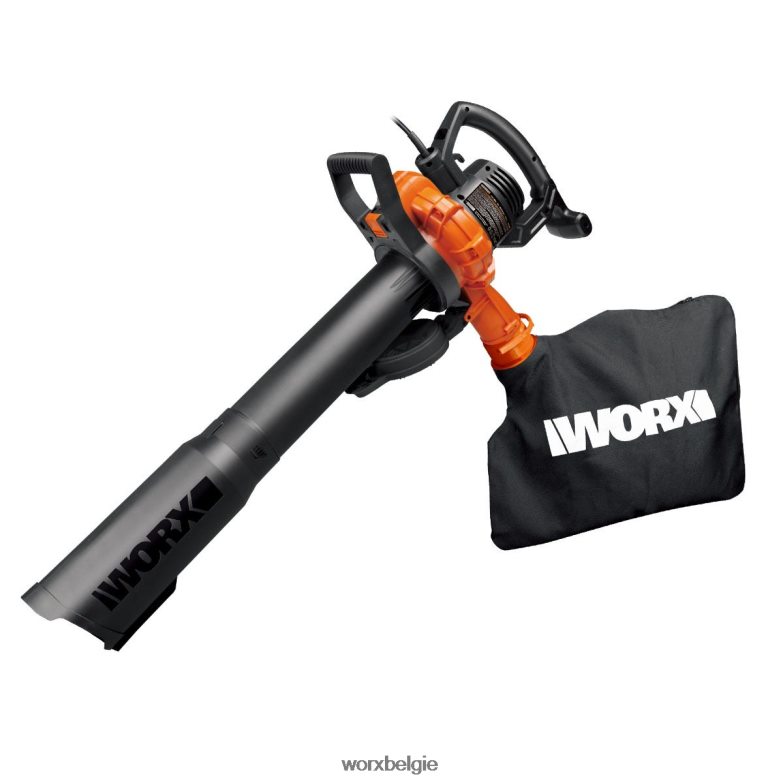 WORX tuingereedschap Bladblazer, mulcher en stofzuiger van 12 ampère, 2 snelheden HT8D6N39