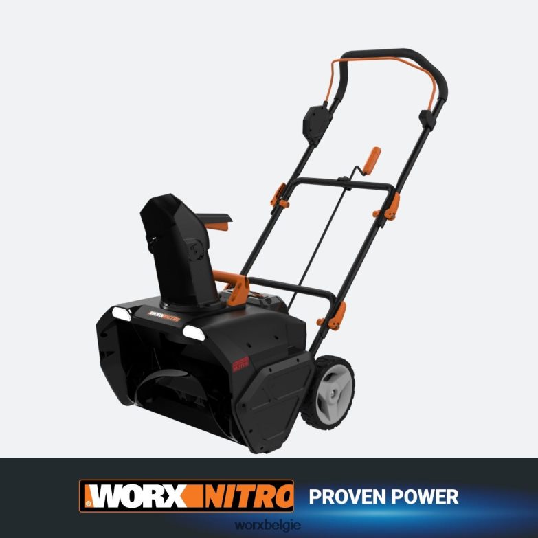 WORX tuingereedschap nitro 40v powershare 20'' draadloze sneeuwblazer met borstelloze motor HT8D6N27