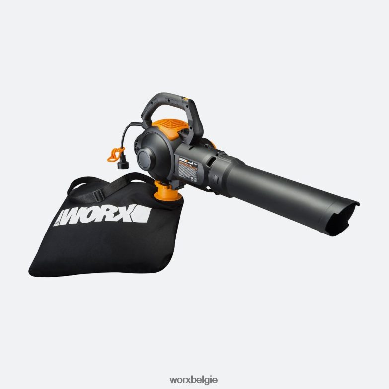 WORX tuingereedschap trivac 12 ampère elektrische 3-in-1 blazer / mulcher / tuinstofzuiger HT8D6N33
