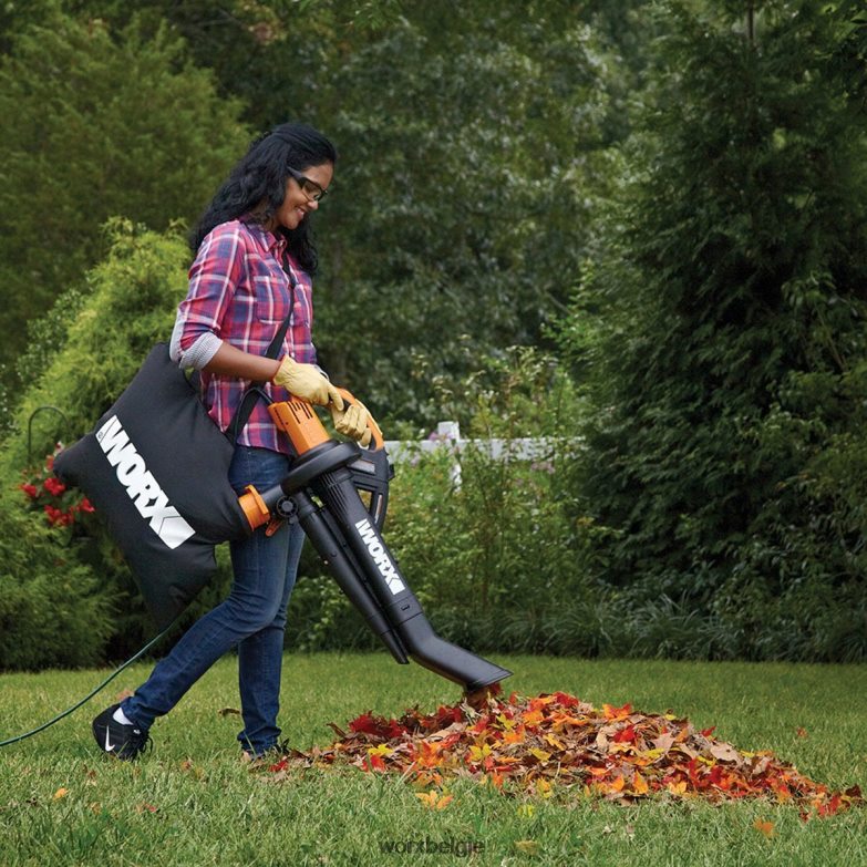 WORX tuingereedschap trivac 3-in-1 blazer / mulcher / tuinzuiger met metalen waaier (wg505) HT8D6N32