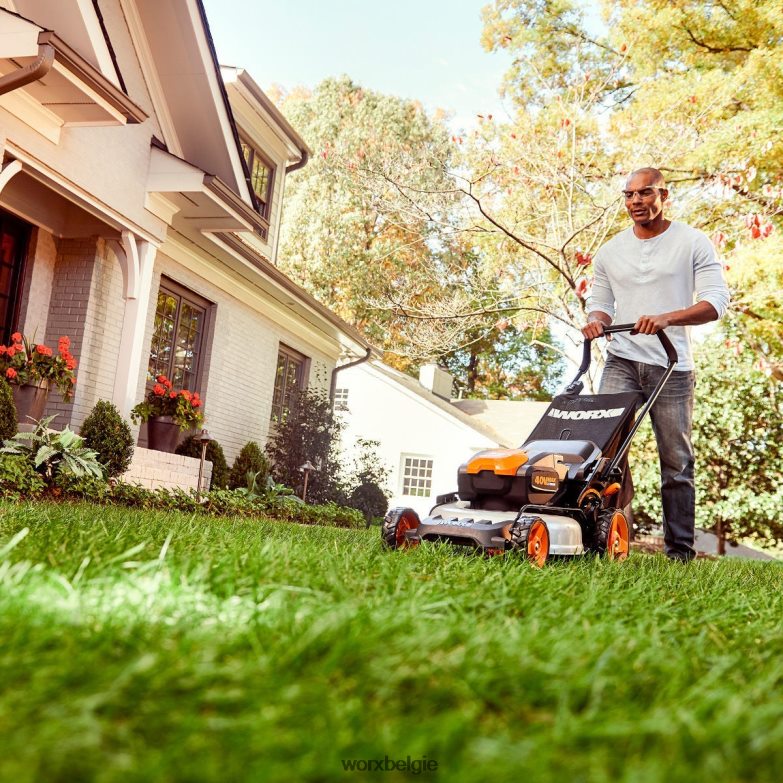 WORX tuingereedschap 40v powershare 5.0ah 20 '' draadloze grasmaaier HT8D6N61