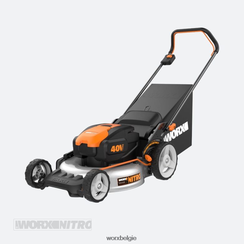 WORX tuingereedschap nitro 40v powershare 20 '' draadloze duwgrasmaaier HT8D6N60