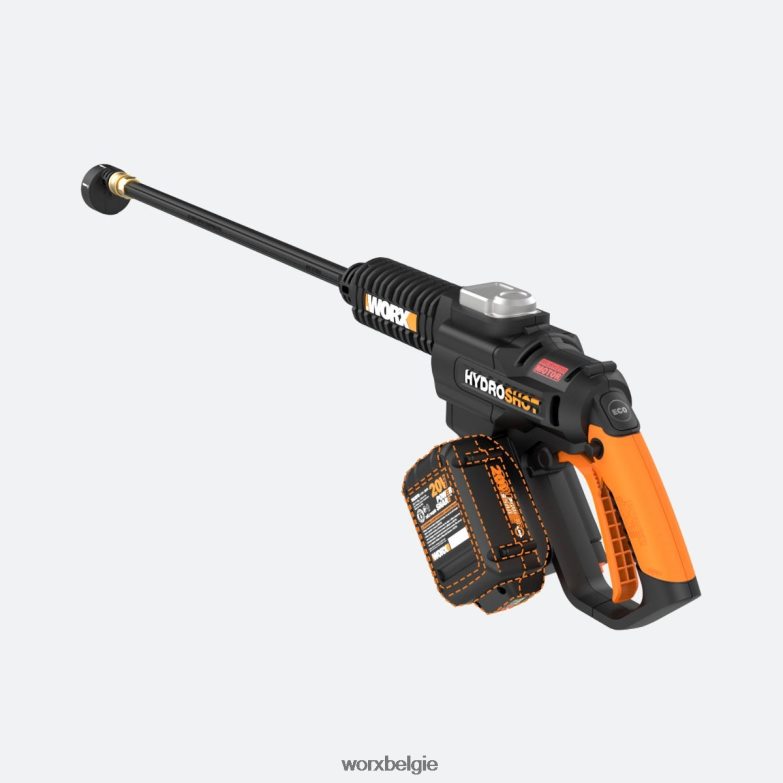 WORX tuingereedschap 20v powershare hydroshot 4.0ah draagbare krachtreiniger met borstelloze motor (450 max psi) HT8D6N18