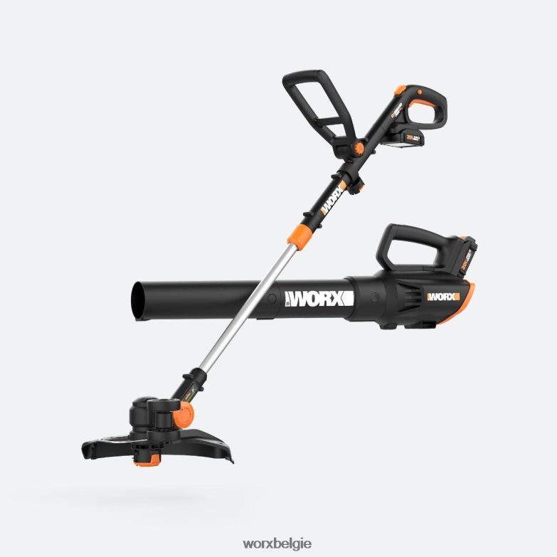 WORX tuingereedschap 20v Power Share GT Revolution-snaartrimmer/kantsnijder/minimaaier en turbineblazer combokit (niet meer verkrijgbaar) HT8D6N12