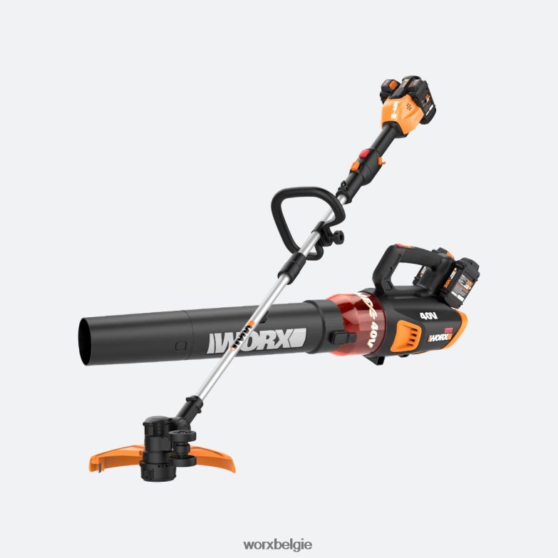 WORX tuingereedschap Combinatiekit voor grastrimmer en blazer van 40 V HT8D6N6