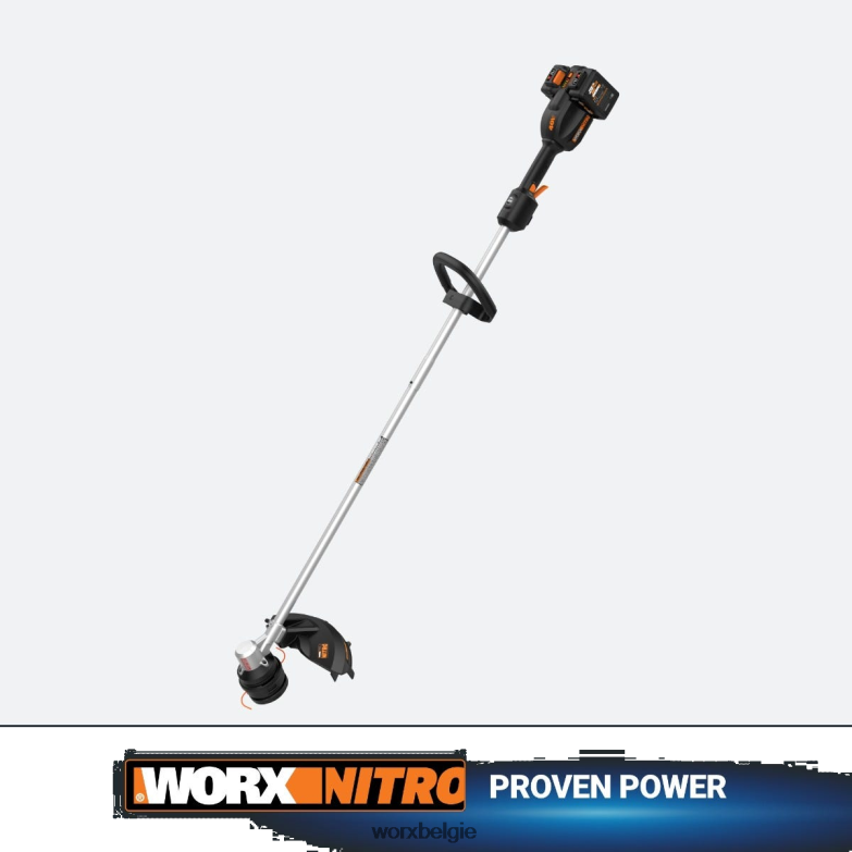 WORX tuingereedschap nitro 40v borstelloze 15'' draadloze grastrimmer HT8D6N10