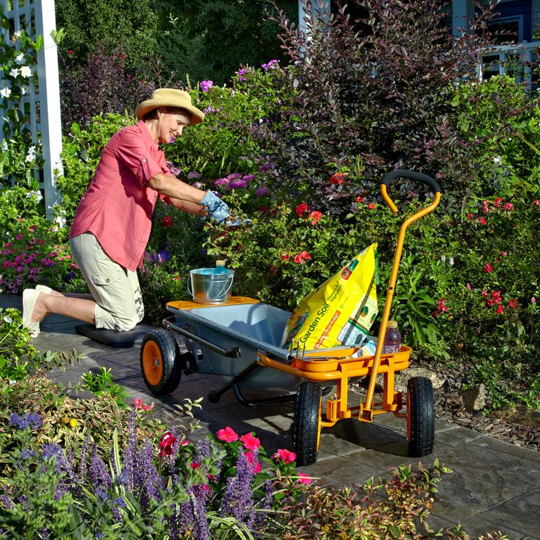 WORX tuingereedschap Aerocart 8-in-1 kruiwagen- en wagenset ca HT8D6N40