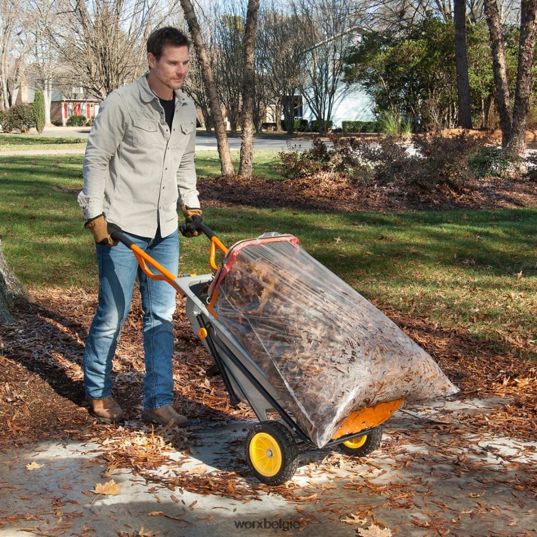 WORX tuingereedschap aerocart 8-in-1 yard kar / kruiwagen / dolly HT8D6N41